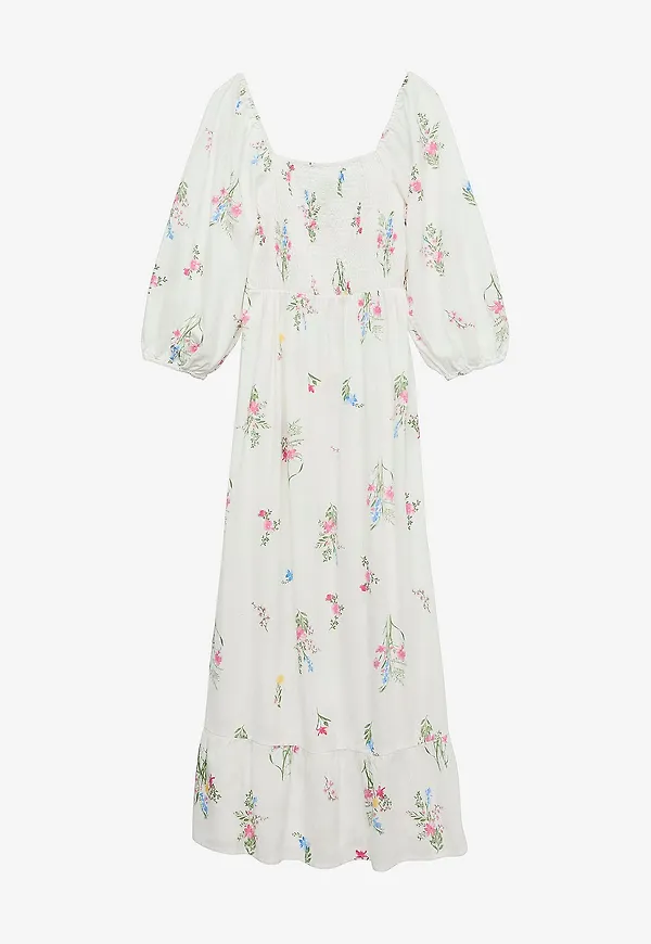 Vero Moda - Maxiklänning vmDicthe 3/4 Square - Vit – Ellos