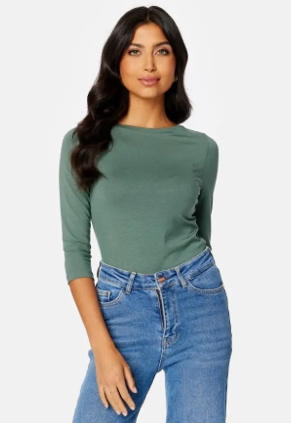 VERO MODA Panda Modal 3/4 Top Laurel Wreath S