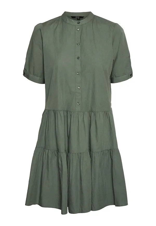 Vero Moda Petite Skjortklänning grön