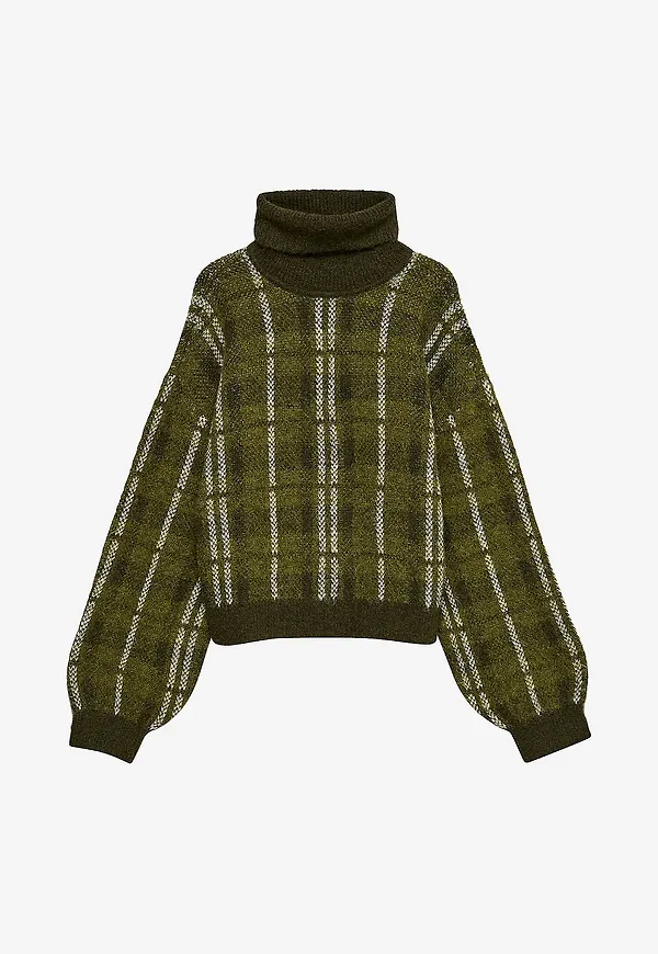 Vero Moda - Polotröja Vmtoby Ls Highneck Pullover - Grön