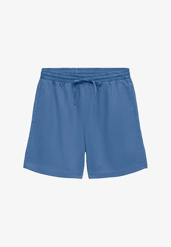 Vero Moda - Shorts vmBree HR Loose Bermuda Tencel Shor - Blå