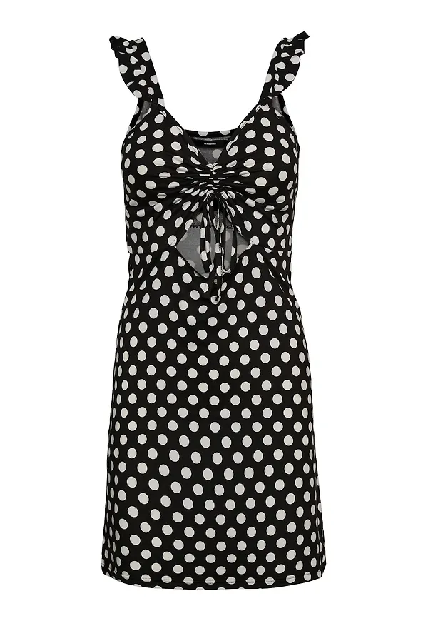 VERO MODA Sommarklänning 'Mary' svart / vit