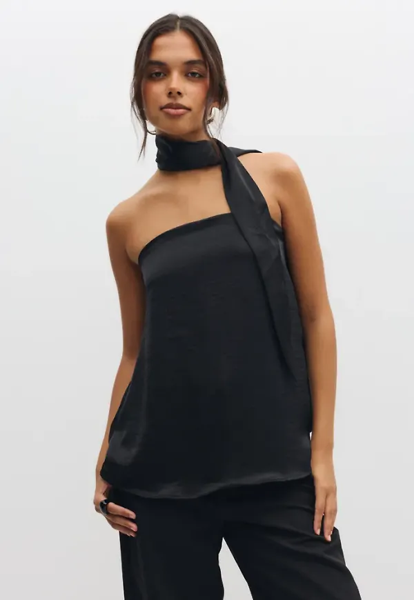 Vero Moda - Svart - Vmmiro Bandeau Top Wvn