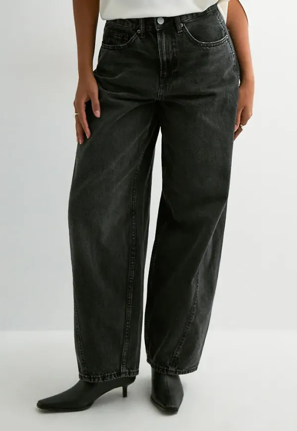 Vero Moda - Svart - Vmzelda Hr Barrel Denim Jeans Mix