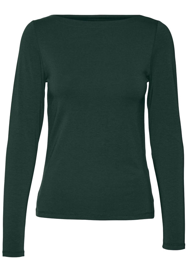 VERO MODA T-shirt 'Panda' mörkgrön