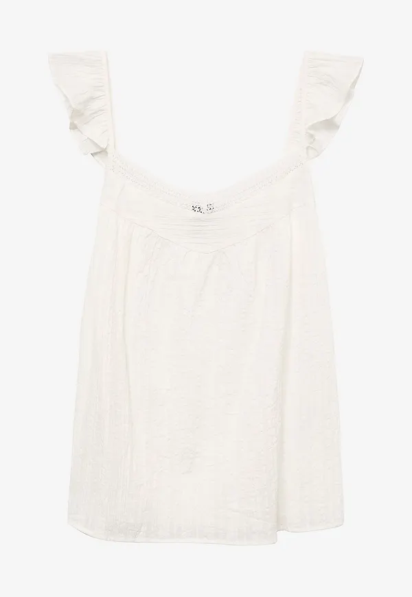 Vero Moda - Topp vmOfia Singlet Top - Vit