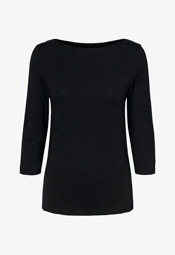 Vero Moda - Topp vmPanda Modal 3/4 Top - Svart