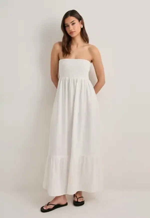 Vero Moda - Vit - Awalisa Bandeau Ankle Dress Noos – Nelly