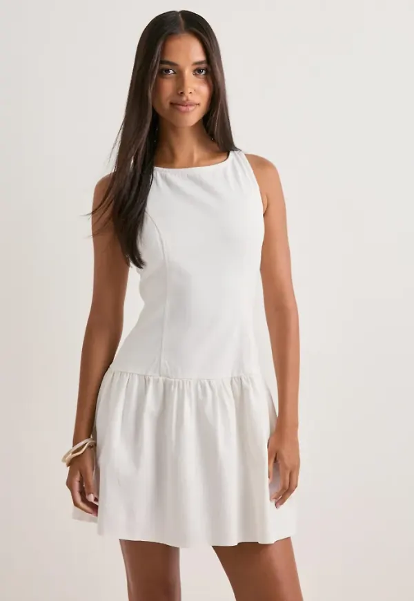 Vero Moda - Vit - Vmkiara Twill Sl Short Dress Wvn Ex – Nelly