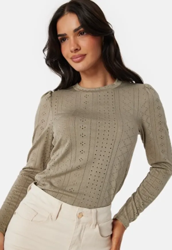 VERO MODA Vmbilli LS top Beige L