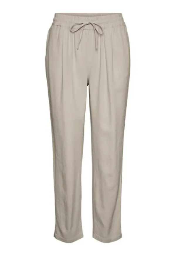 Vero Moda Vmezmilo linbuks Beige, Dam