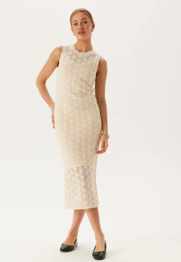 VERO MODA Vmnewverena Sl O-neck Calf Dress Birch XS