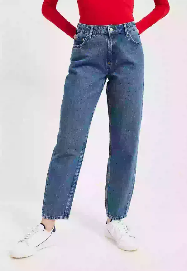 Vero Moda Vmsummer Hr Loose Mom Jeans DO311 G High waisted jeans Medium Blue Denim
