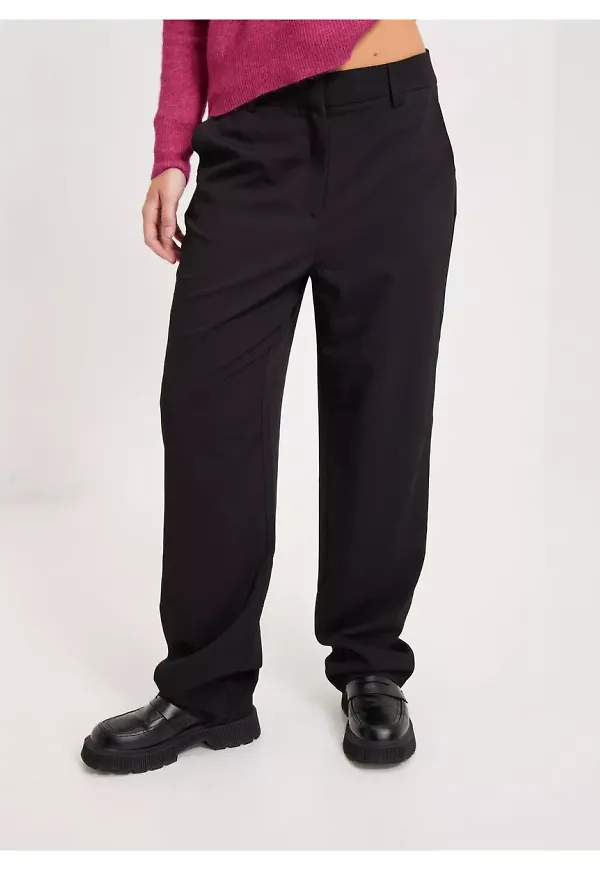 Vero Moda Vmzelda Hr Straight Pant Noos Kostymbyxor Black