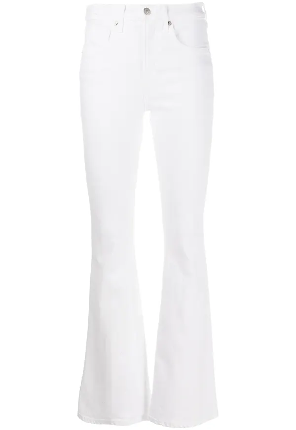 Veronica Beard Beverly utsvängda skinny-jeans - Vit