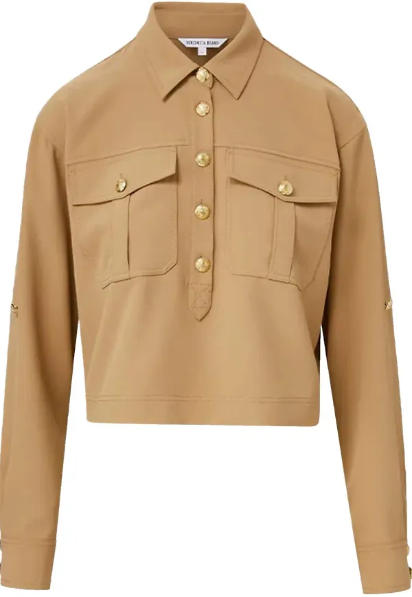 Veronica Beard Colvin blus - Brun