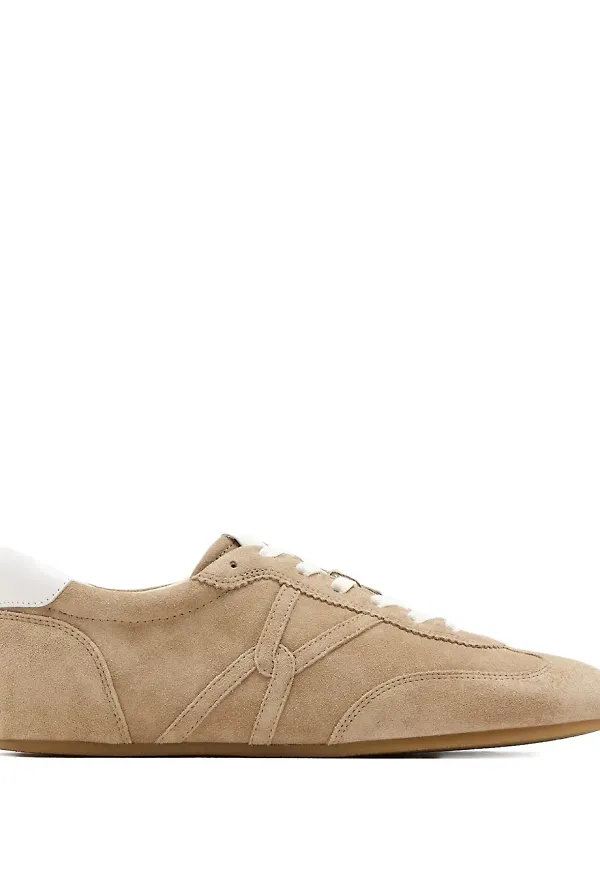 Veronica Beard löparsneakers i mocka - Neutral
