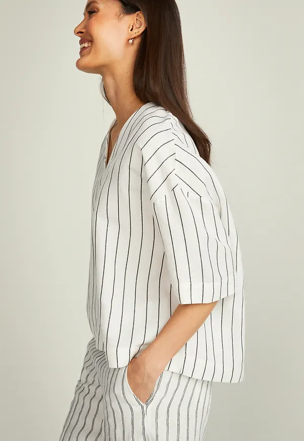 Veronika linen blouse