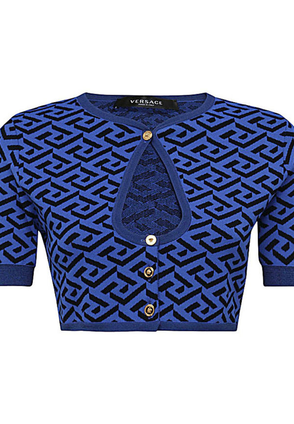 Versace - Koftor - Blå - Dam - Storlek: Xs,2Xs