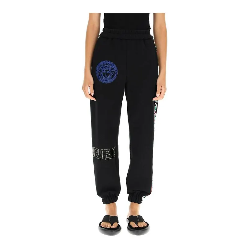 Versace - Mjukisbyxor - Svart - Dam - Storlek: XS