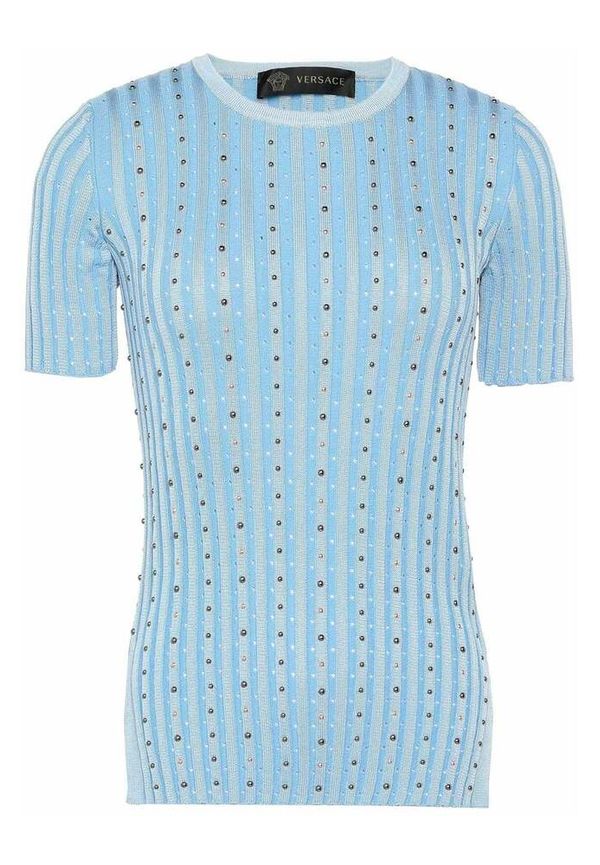 Versace - T-shirts - Blå - Dam - Storlek: L