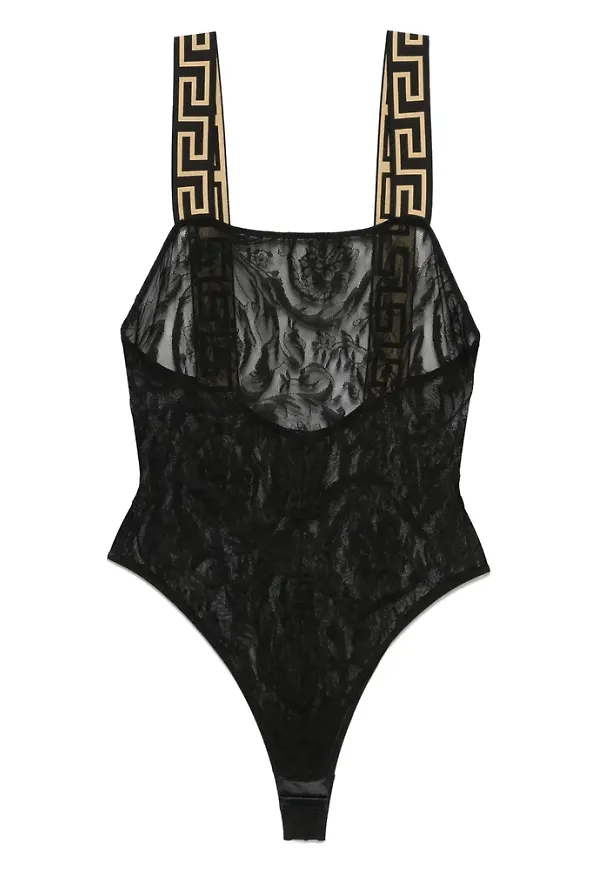 Versace, Badkläder, Dam, L, Läder, Stiligt underklädeskollektion