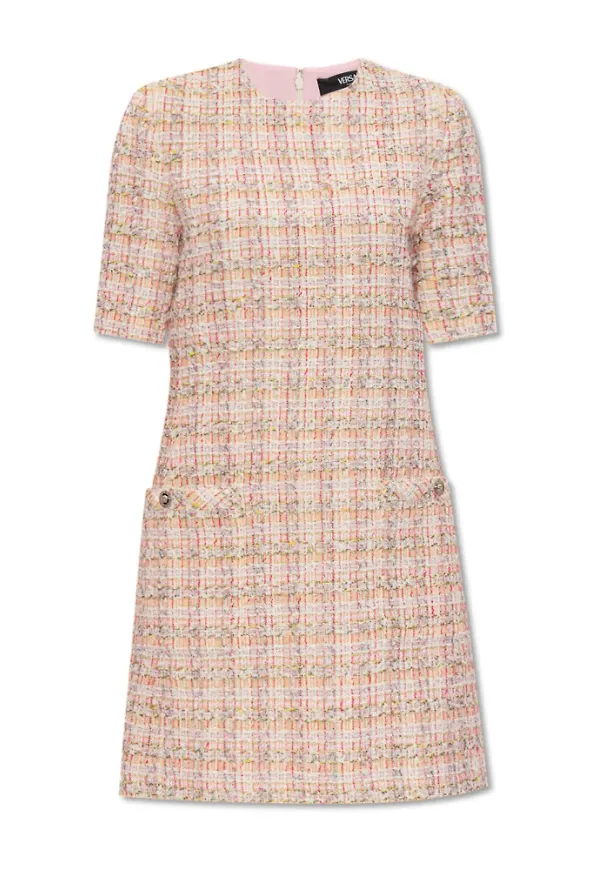 Versace, Klänning, Dam, S, Tweed, Tweedklänning