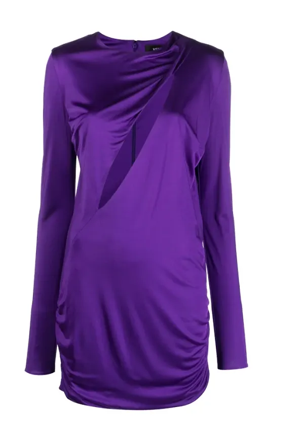 Versace, Klänning, Dam, XS, Lila klänningar