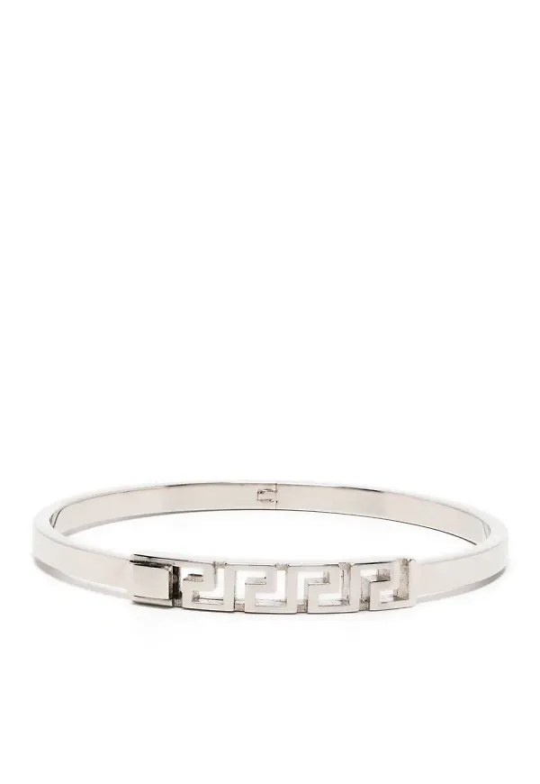 Versace armband med Greca-detalj - Silverfärgad