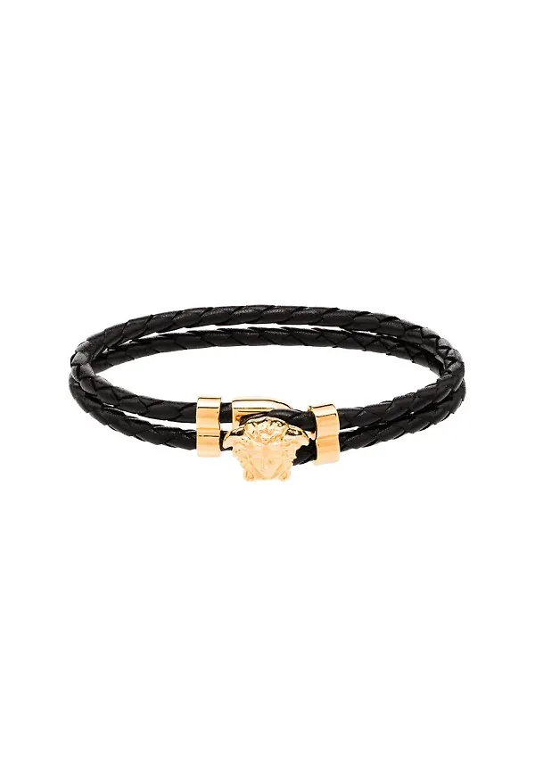 Versace armband med Medusa - Svart