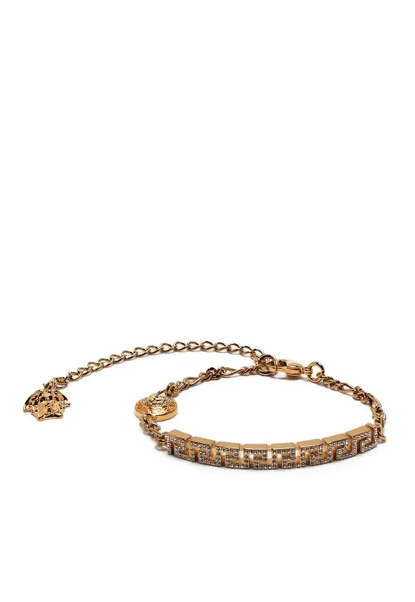 Versace armband med strass - Guldfärgad