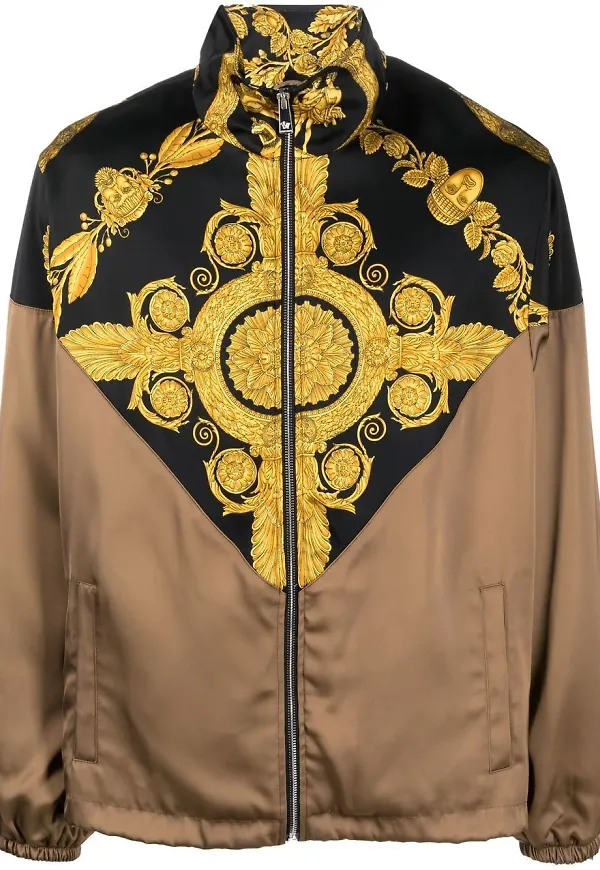 Versace Barocco träningsjacka - Svart