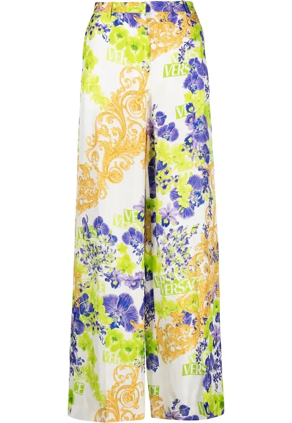 Versace Baroque byxor - Vit