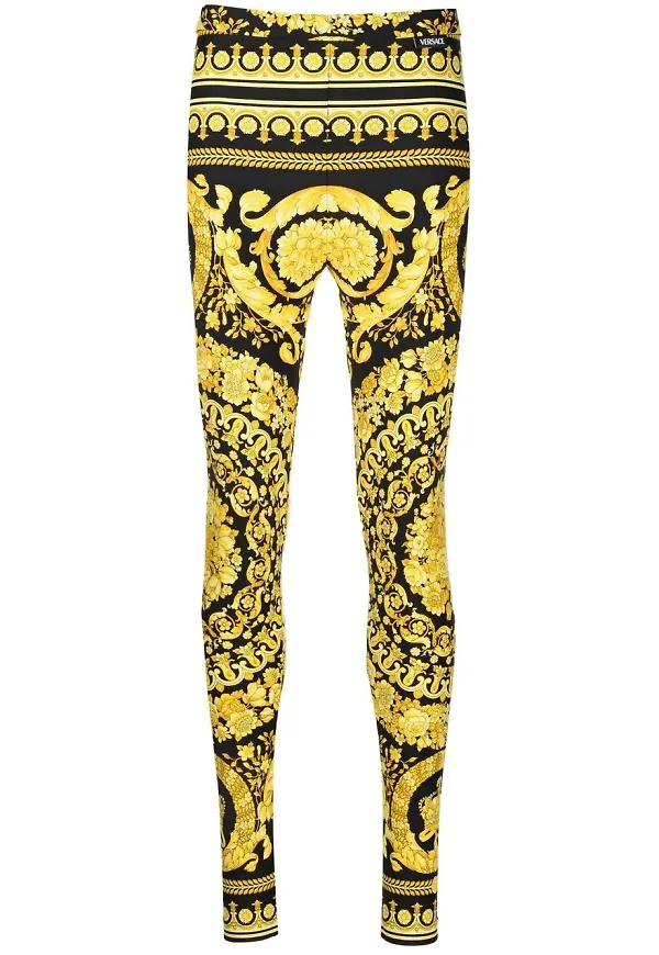 Versace Baroque leggings - Gul