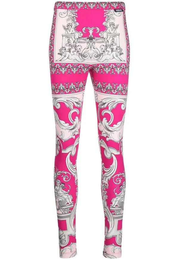Versace Baroque leggings - Rosa