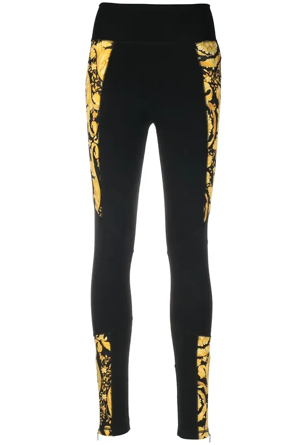 Versace Baroque leggings - Svart