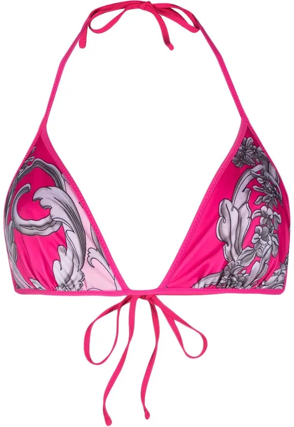 Versace Baroque mönstrad bikini - Rosa