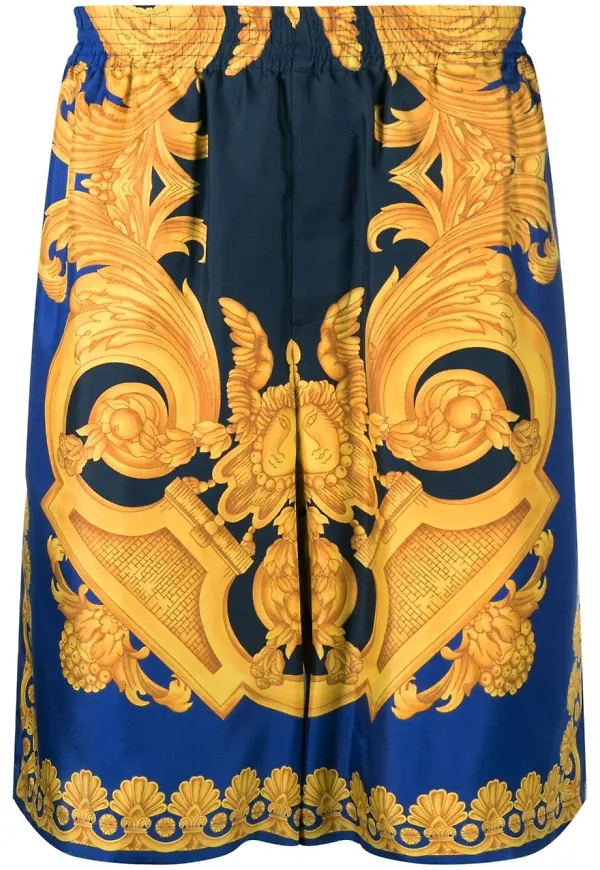 Versace Baroque shorts - Blå