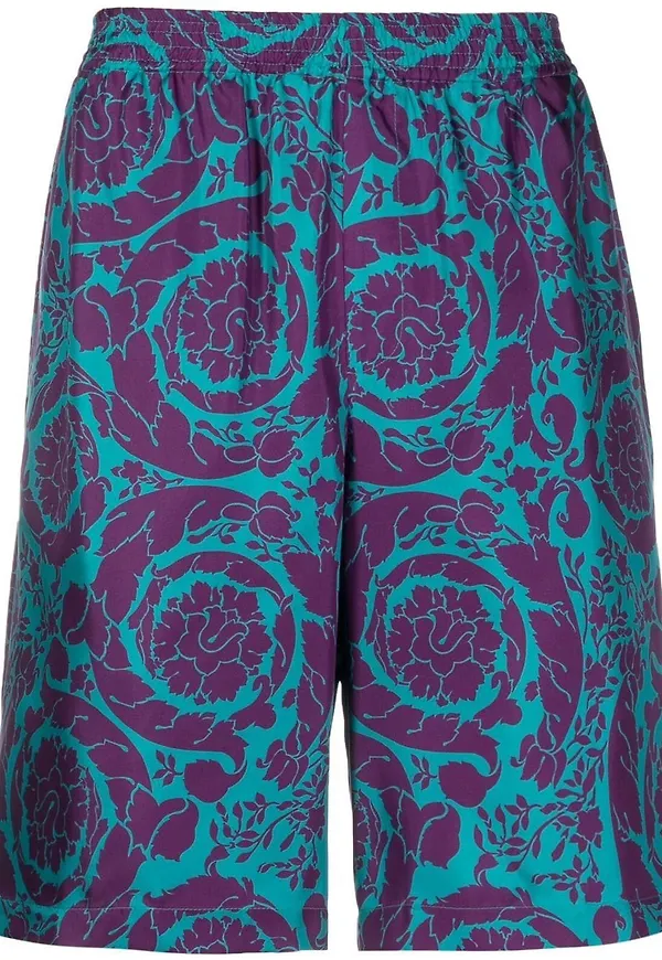 Versace Baroque shorts - Blå