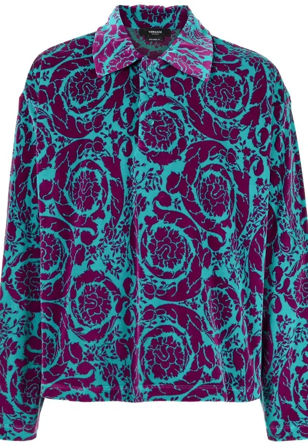 Versace Baroque skjorta - Grön
