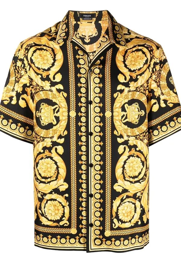 Versace Baroque skjorta - Svart