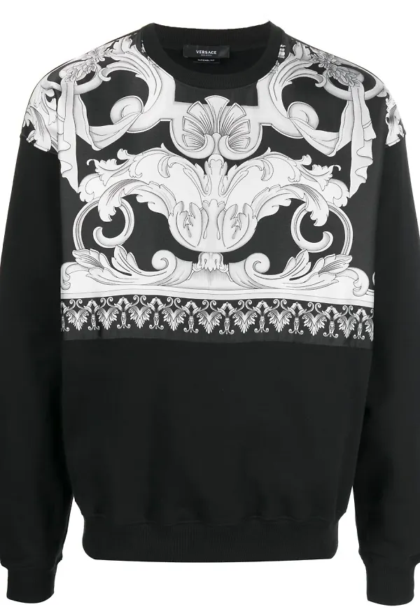 Versace Baroque sweatshirt - Svart