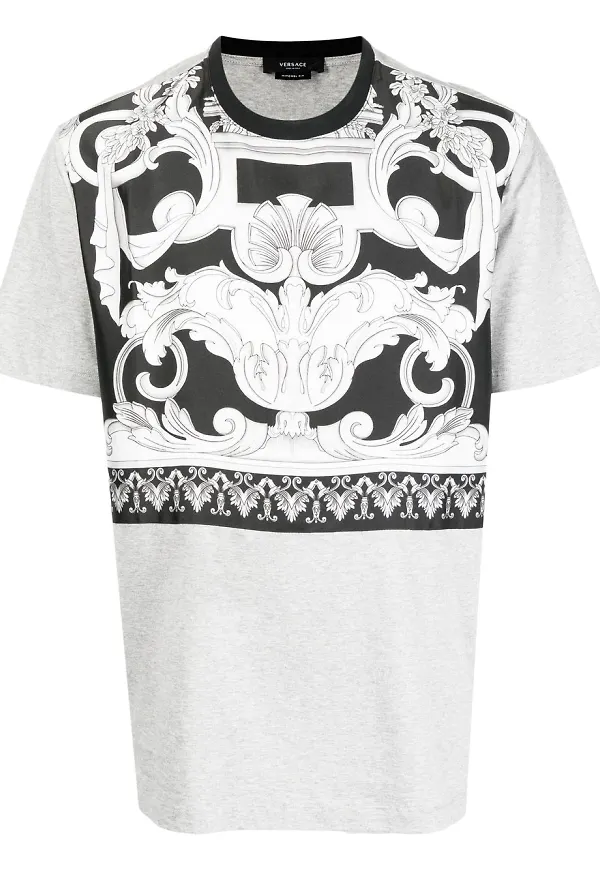 Versace Baroque t-shirt - Grå