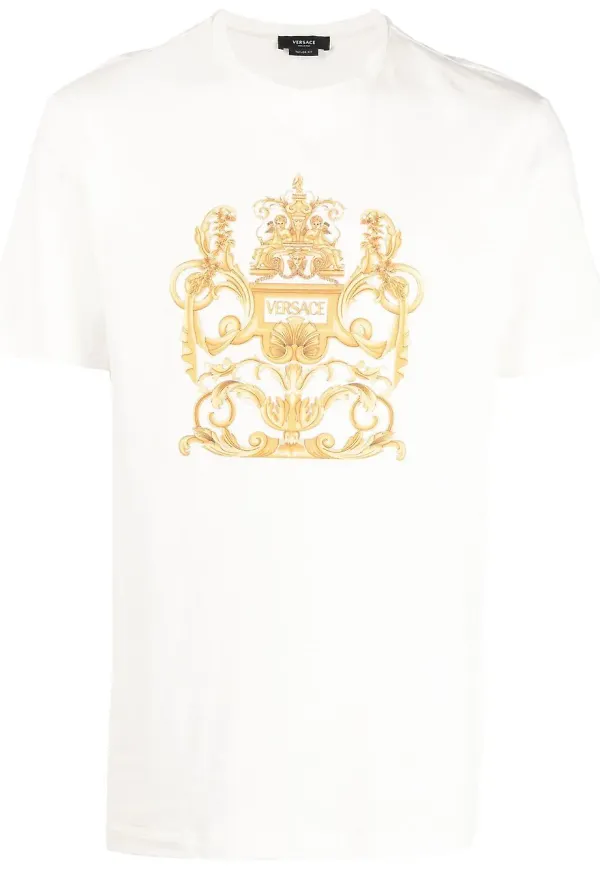 Versace Baroque t-shirt - Vit