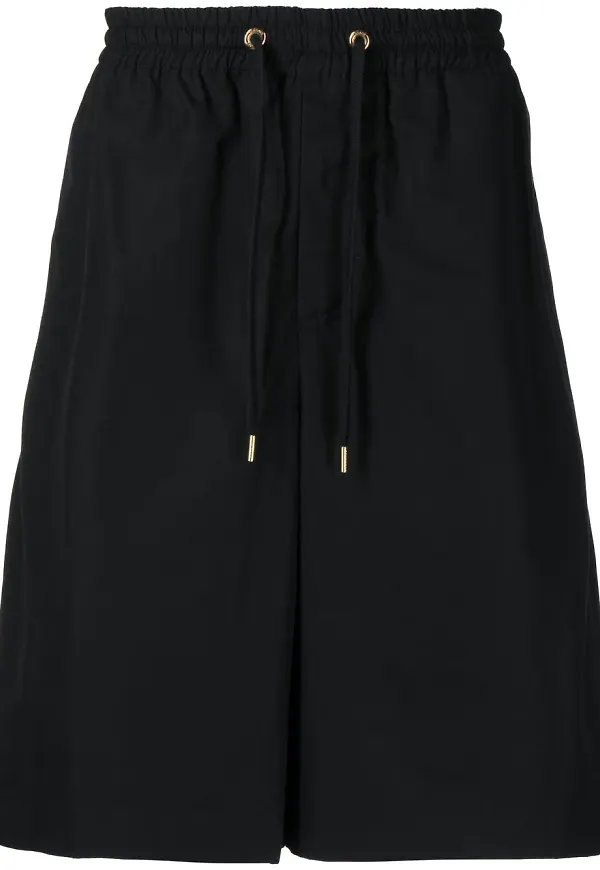 Versace bermudashorts med dragsko - Svart