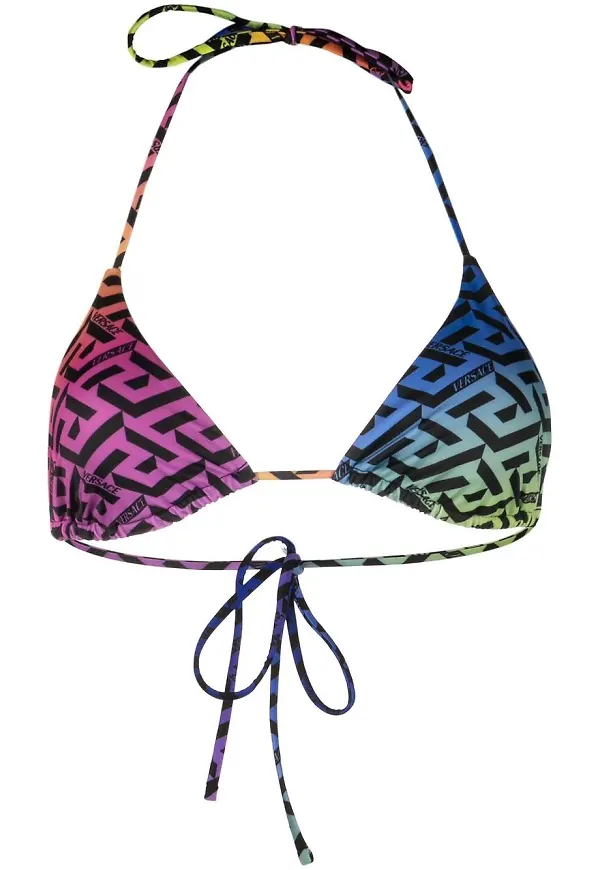 Versace bikiniöverdel med monogram - Rosa