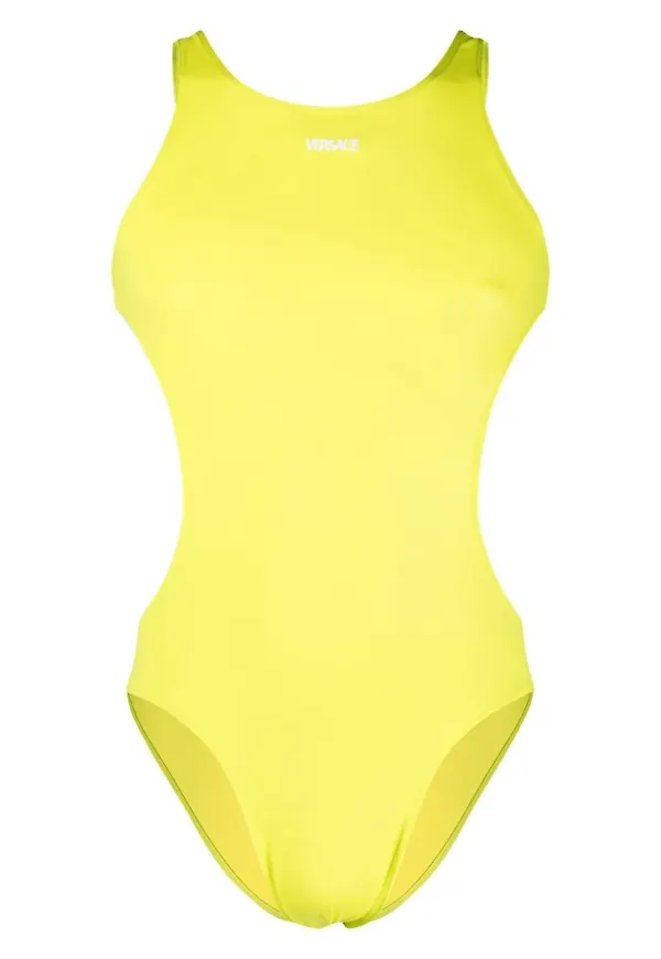Versace body med båtringning - Grön