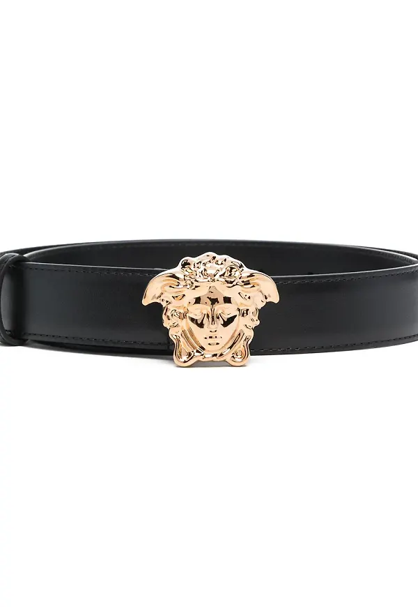 Versace bälte med Medusa-spänne - Svart