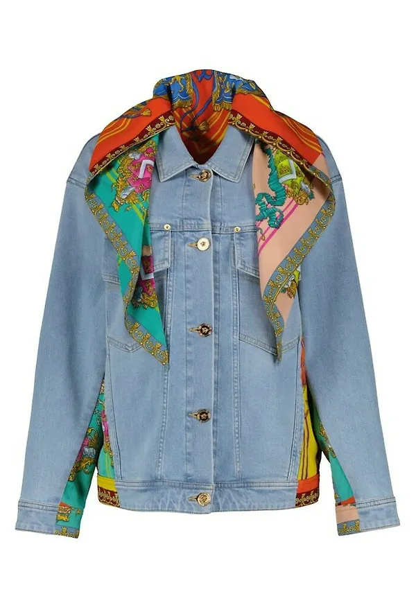 Versace Denim Jackets Blå, Dam