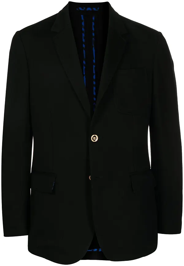 Versace enkelknäppt blazer - Svart